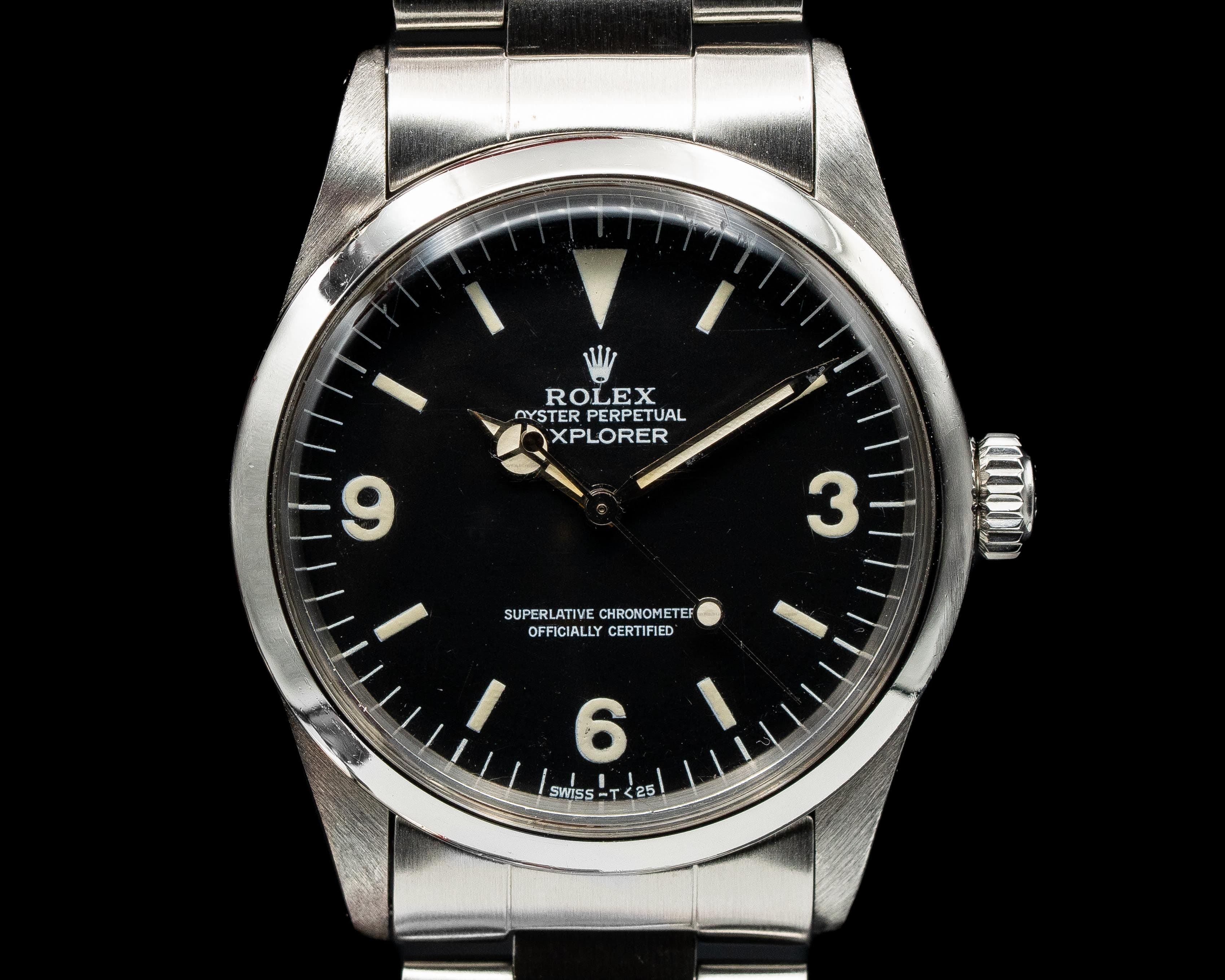 Rolex Vintage Explorer I Matte Circa 1986 GREAT PATINA