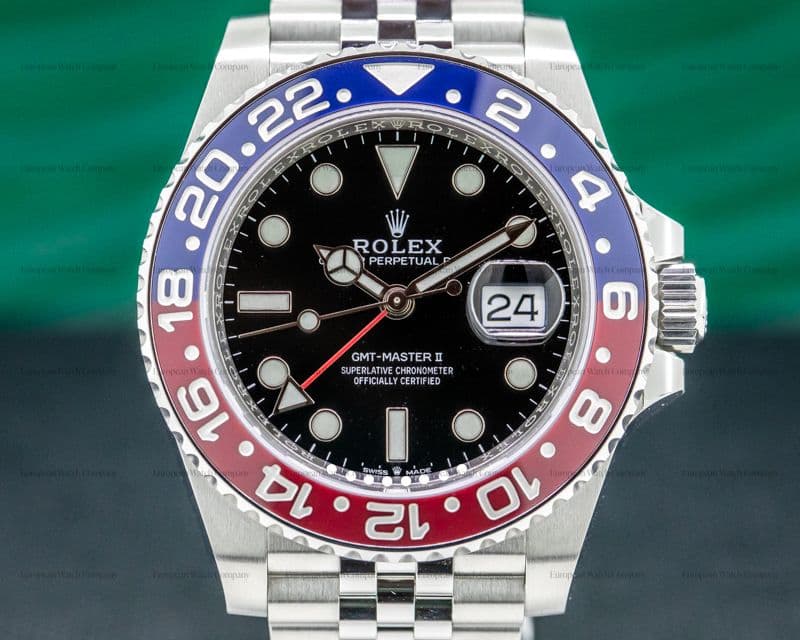 Rolex GMT Master II Ceramic "Pepsi" SS / Jubilee UNWORN