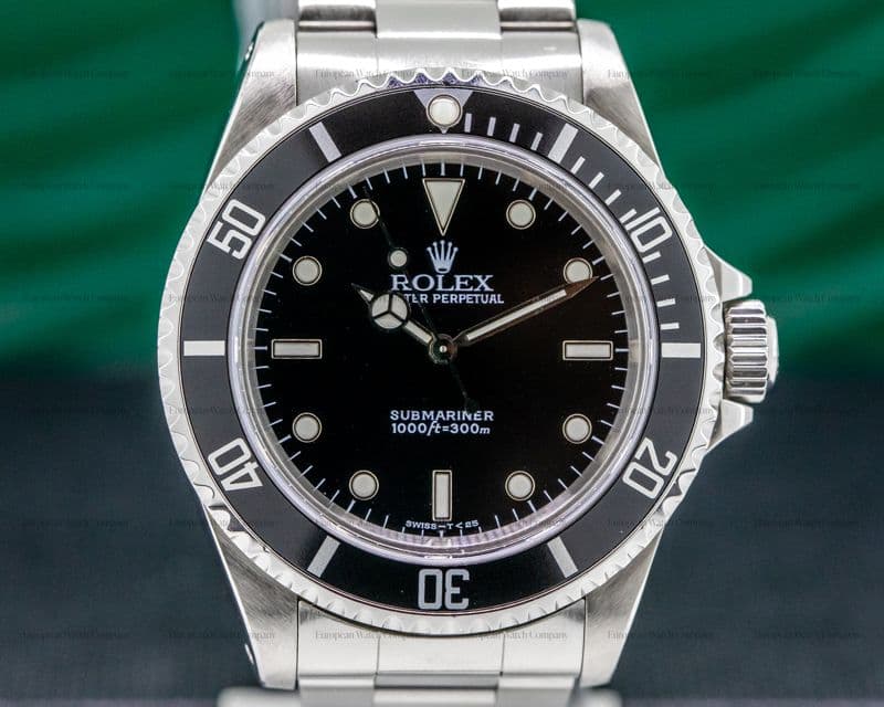 Rolex Submariner No Date SS 2 Line FULL SET 
