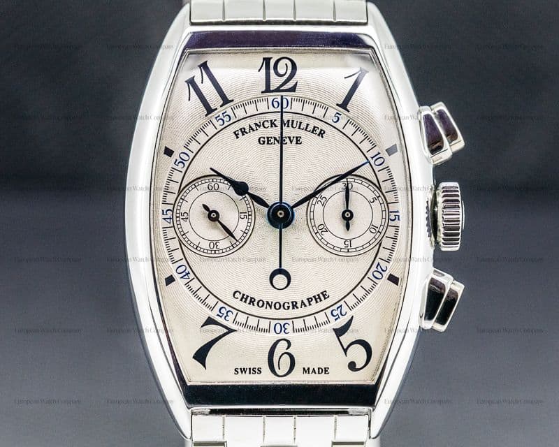 Franck Muller Casablanca Chronograph Silver Dial SS 