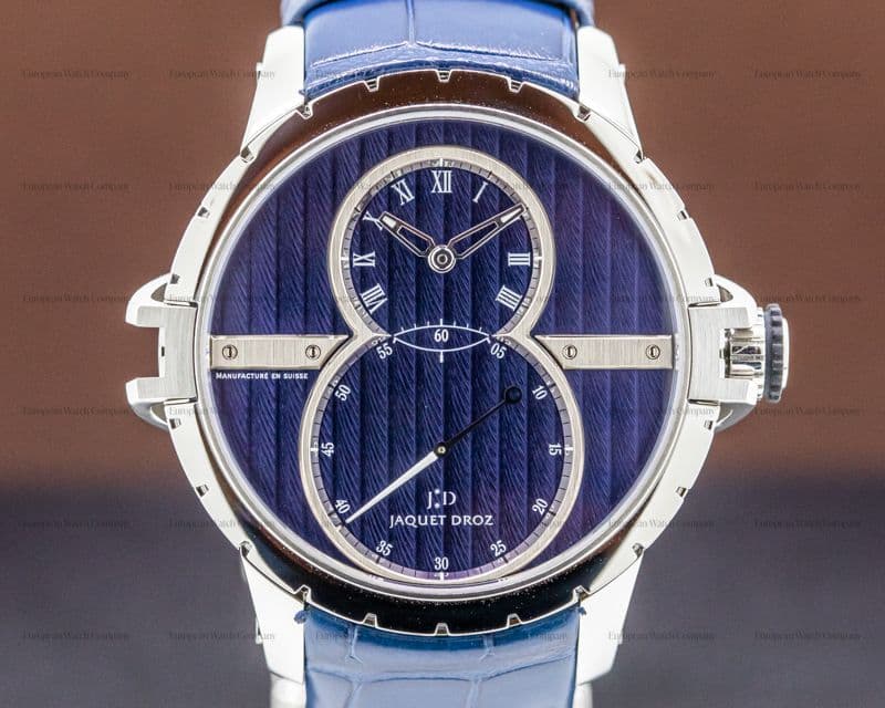 Jaquet Droz Grande Seconde SW Steel Blue Dial UNWORN