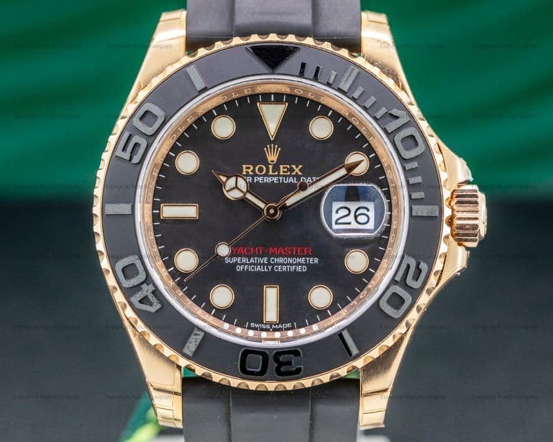 Rolex Yacht Master 18K Rose Gold / Rubber UNWORN