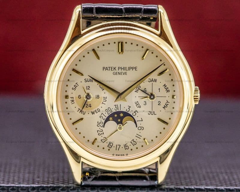 Patek Philippe Perpetual Calendar 18K Yellow Gold JUST SERVICED 