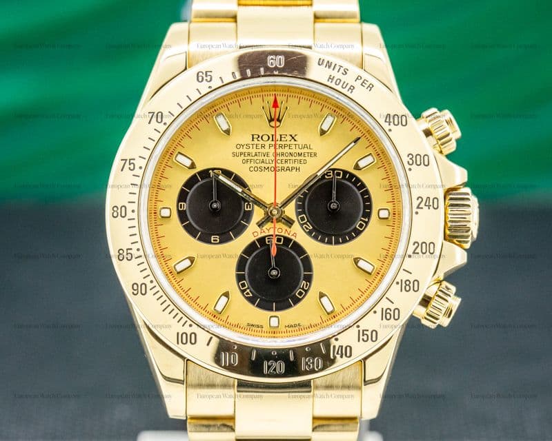 Rolex Daytona 116528 18K Yellow Gold / Gold Dial