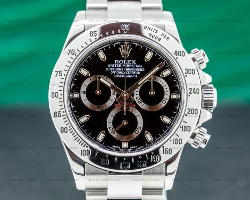 Rolex Daytona Black Dial SS