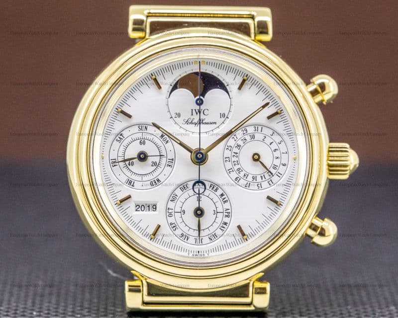 IWC Da Vinci Perpetual Calendar Chronograph 18K Yellow Gold