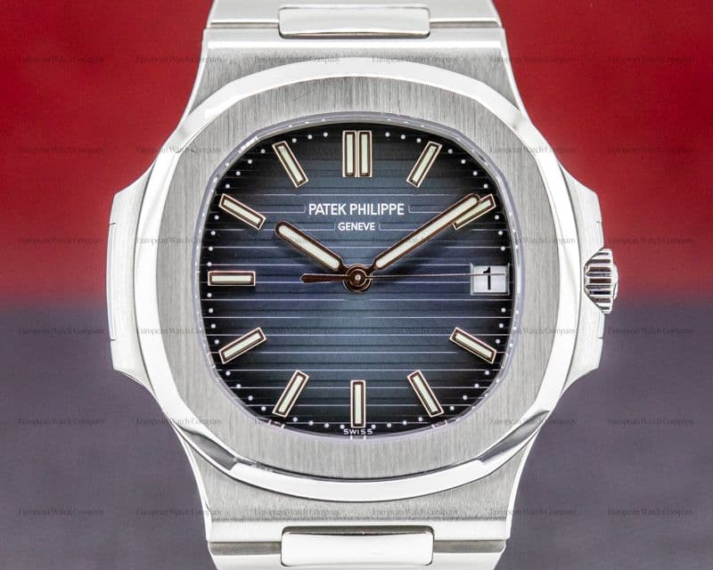Patek Philippe Jumbo Nautilus Blue Dial SS ORIGINAL OWNER