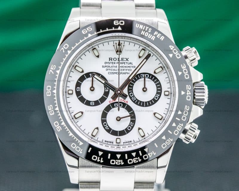 Rolex Daytona Ceramic Bezel SS / White Dial 