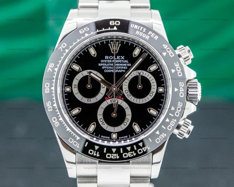 Rolex Daytona Ceramic Bezel SS / Black Dial 