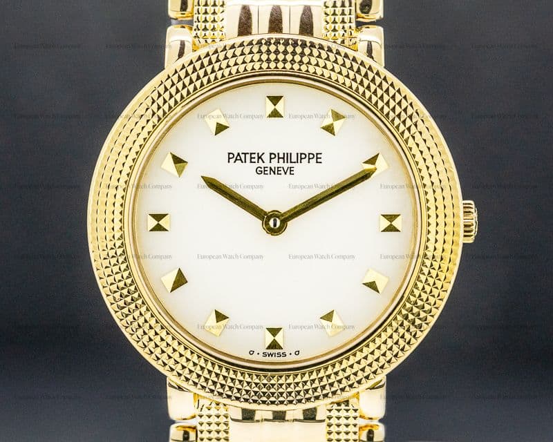 Patek Philippe Lady Calatrava Quartz 4919 18K Yellow Gold / Bracelet 26MM 