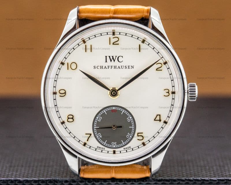IWC Portuguese Manual Hand Wound Silver Dial 44MM