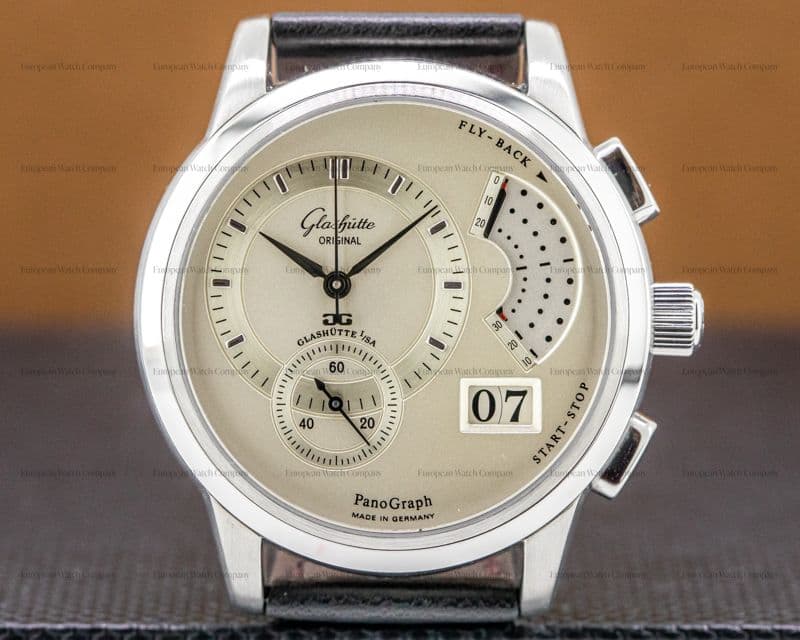Glashutte Original PanoGraph SS Silver Dial 