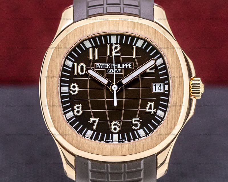 Patek Philippe Aquanaut 18K 5167R Rose Gold / Brown Dial