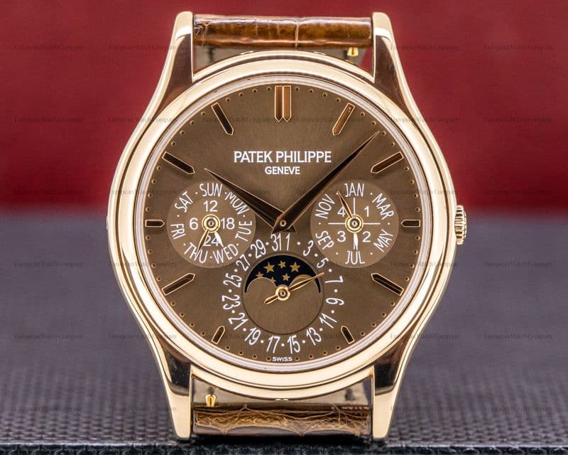Patek Philippe Perpetual Calendar 5140R Brown Dial 18K Rose Gold