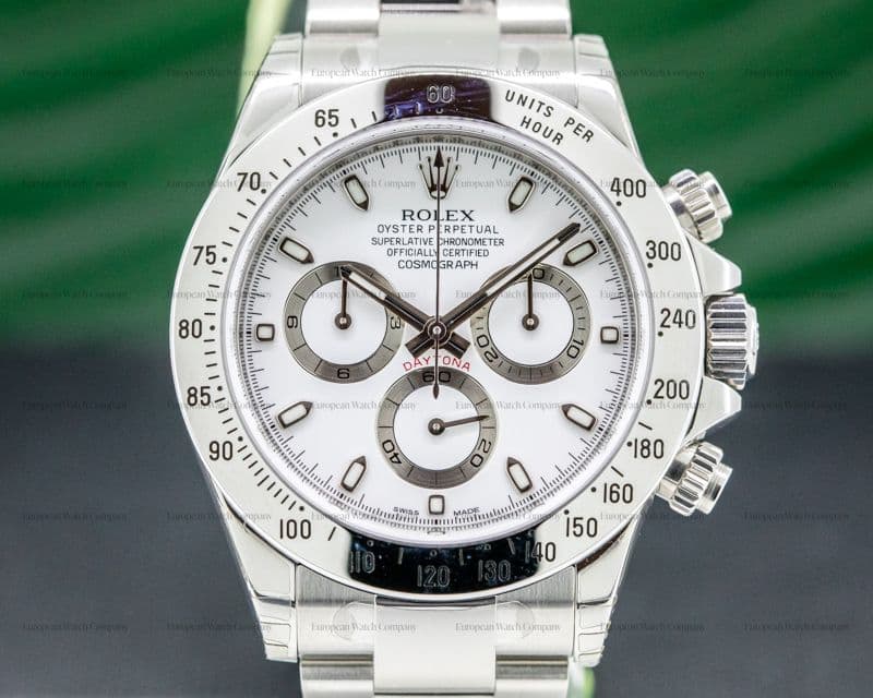 Rolex Daytona White Dial SS / SS NEW OLD STOCK FULLY STICKERED