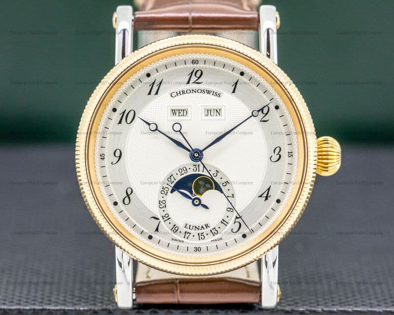 Chronoswiss Lunar Triple Date Moon SS / 18K Yellow Gold 