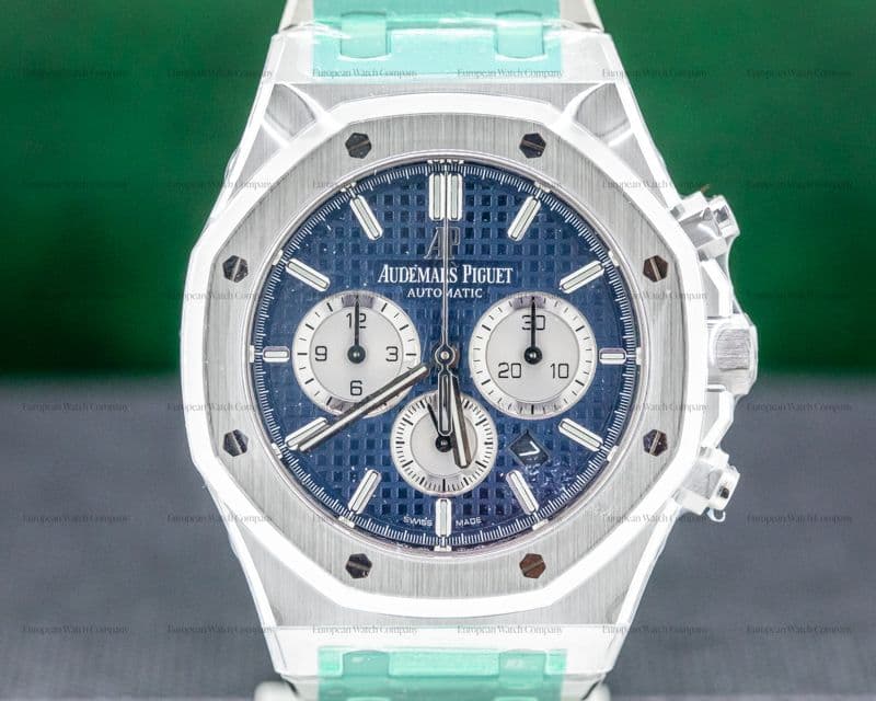 Audemars Piguet Royal Oak Chronograph Blue Dial SS 41MM UNWORN