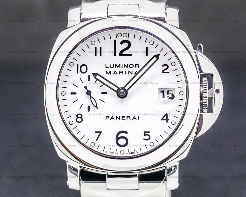 Panerai Luminor Marina 40MM White Dial SS / SS