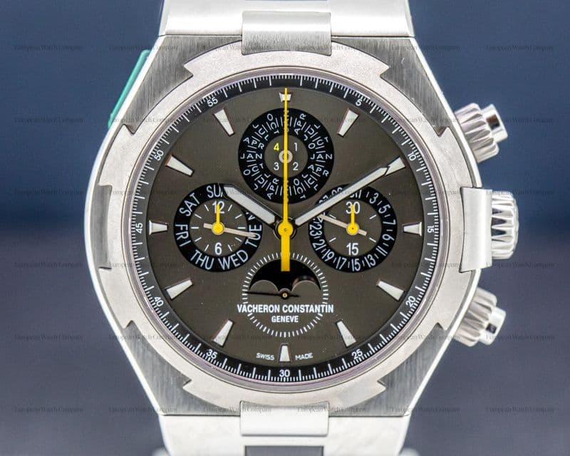 Vacheron Constantin Overseas Perpetual Chronograph SS Gray Dial / Rubber 