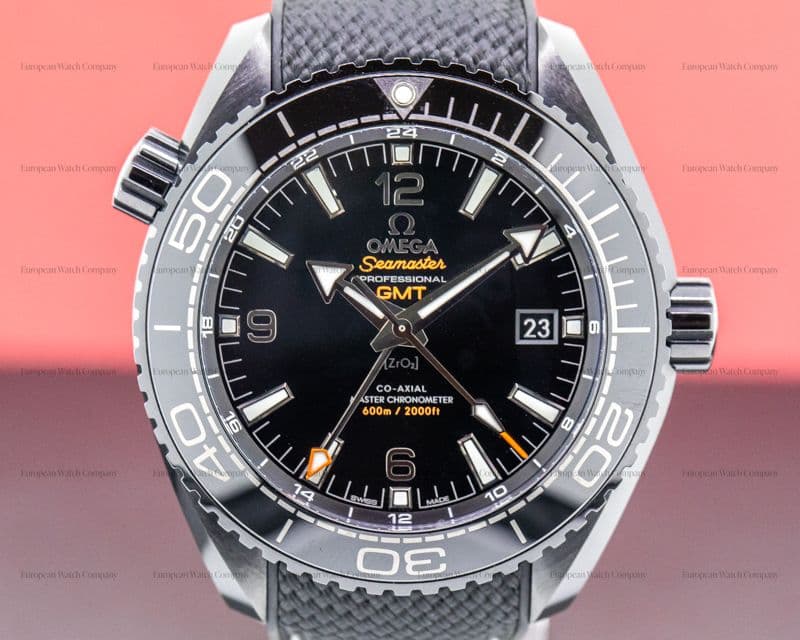 Omega Seamaster Planet Ocean Deep Black GMT 600M Co-Axial Ceramic
