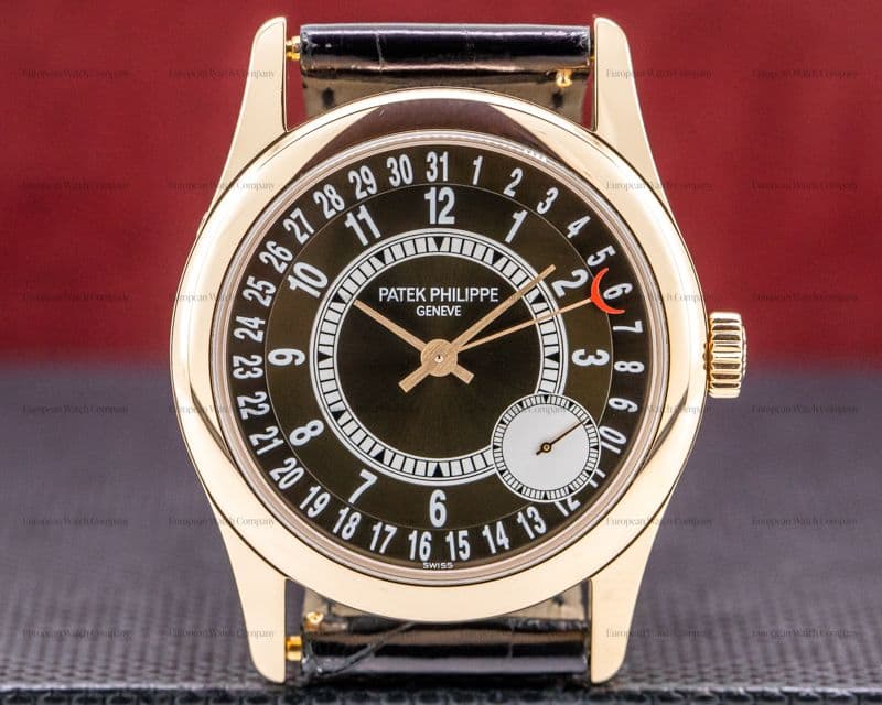 Patek Philippe 6000R Brown Dial Rose Gold / Deployant

