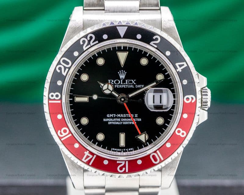 Rolex GMT Master II SS Red / Black Coke FULL SET NICE