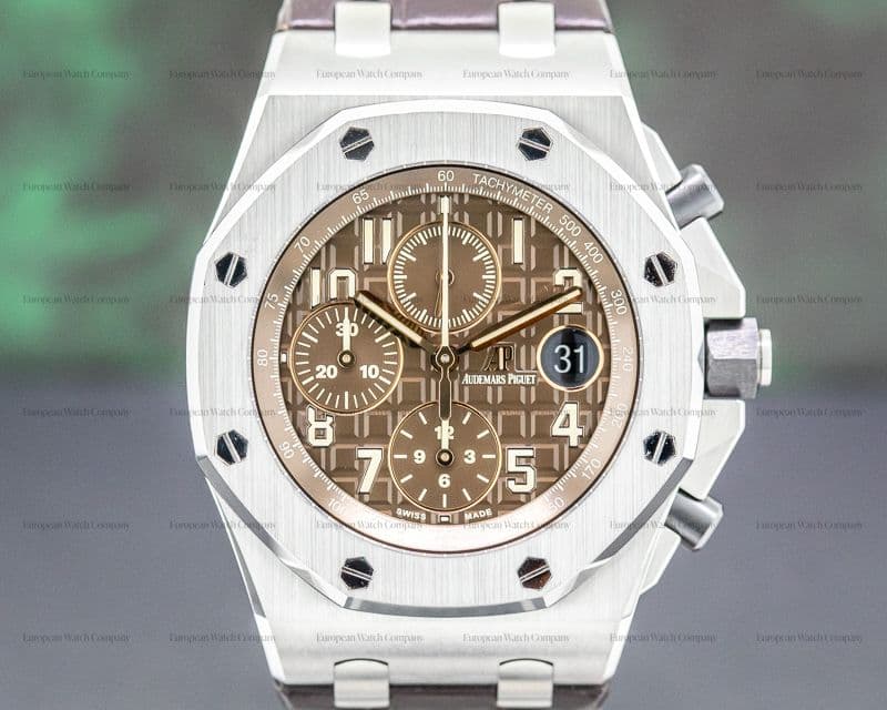 Audemars Piguet Royal Oak Offshore Brown "Havana" Dial SS 