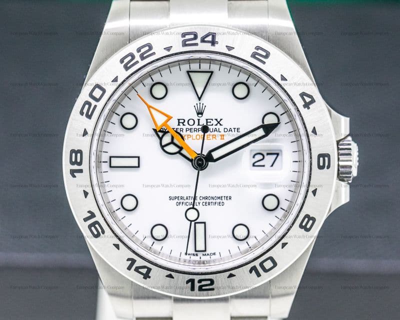 Rolex Explorer II White Dial SS 2019