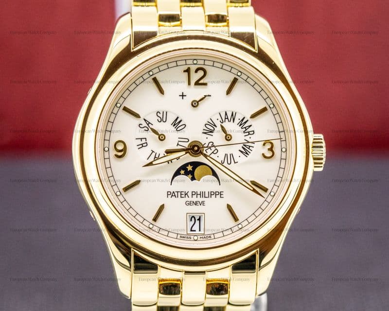 Patek Philippe Annual Calendar 5146/1J Cream Dial 18K Yellow Gold / Bracelet