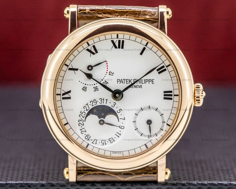Patek Philippe Power Reserve 5054 Moonphase 18K Rose Gold 