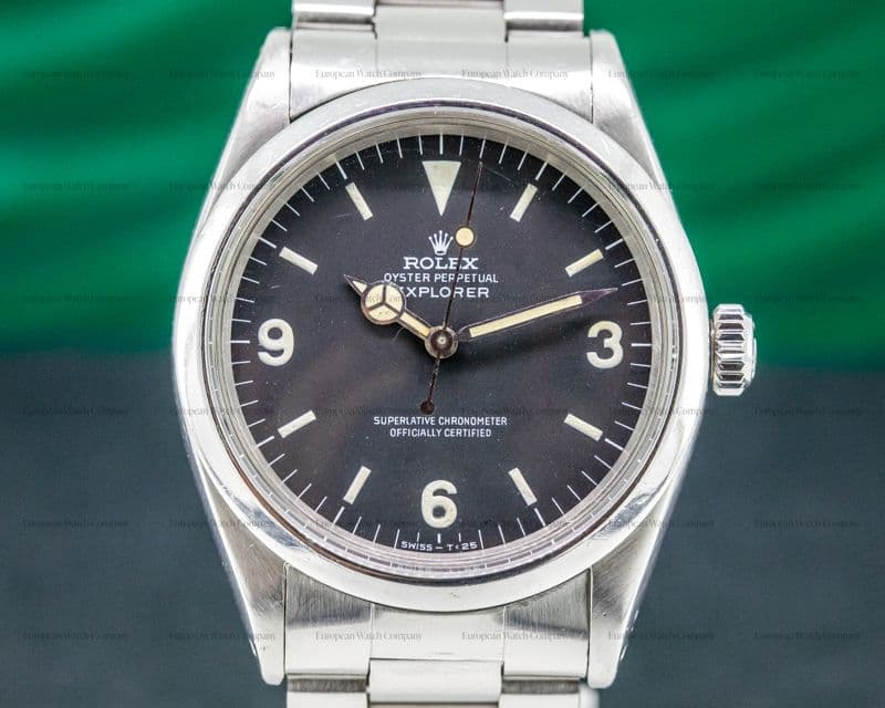 Rolex Vintage Explorer I "Frog Foot Coronet" Logo