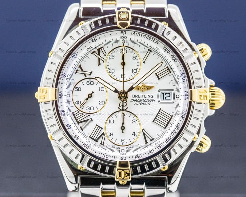 Breitling Crosswind White Roman Dial SS / SS