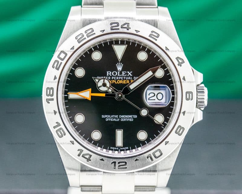 Rolex Explorer II Black Dial SS