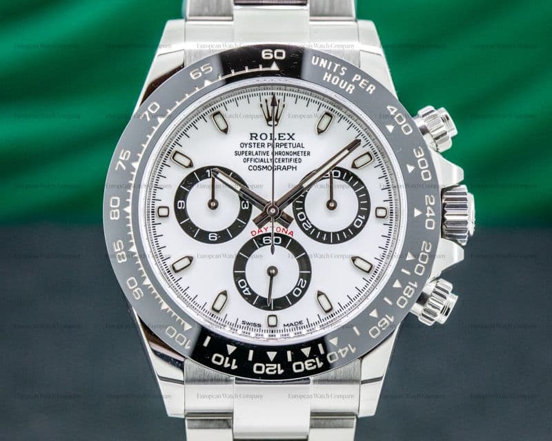 Rolex Daytona 116500LN Ceramic Bezel SS / White Dial 