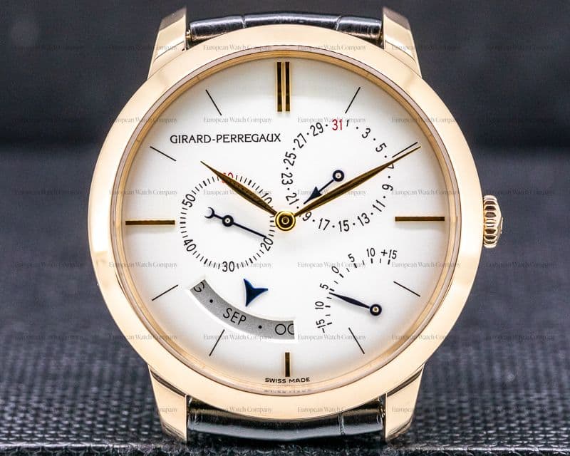 Girard Perregaux 1966 Annual Calendar Equation of Time 18k Rose Gold