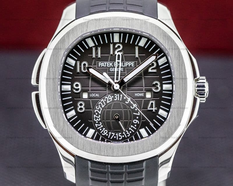 Patek Philippe Aquanaut 5164 Travel Time SS / Rubber 