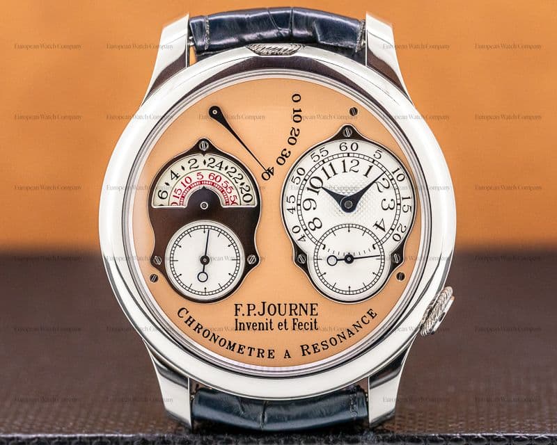 F. P. Journe Chronometre Resonance Platinum / Salmon Dial 40MM