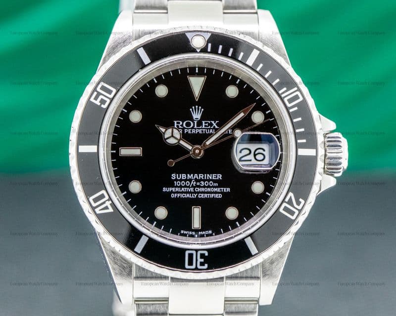 Rolex Submariner 16610 Date SS FULL SET 