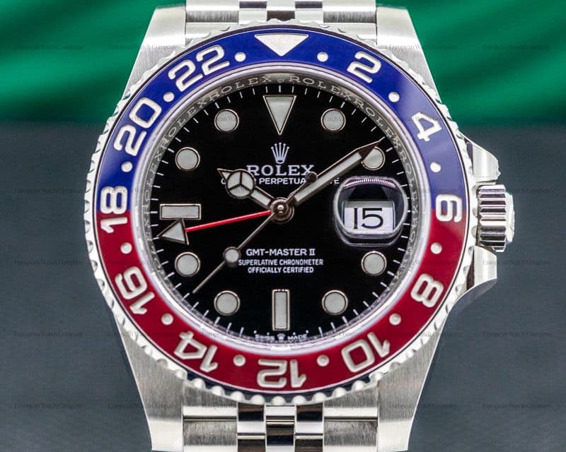 Rolex GMT Master II Ceramic "Pepsi" SS / Jubilee 