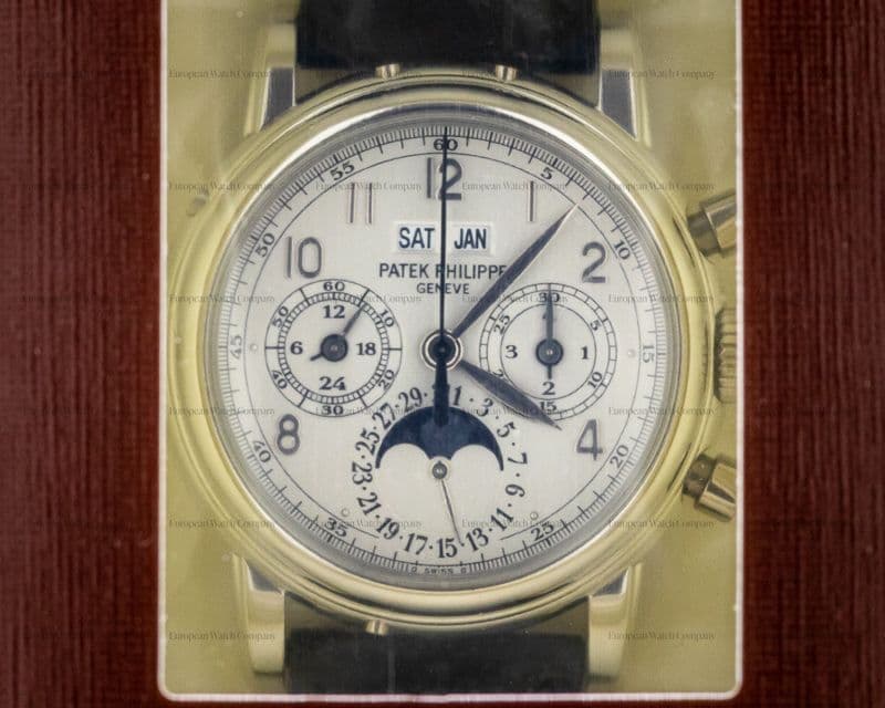 Patek Philippe Perpetual Calendar Split 5004 Platinum DOUBLE SEALED