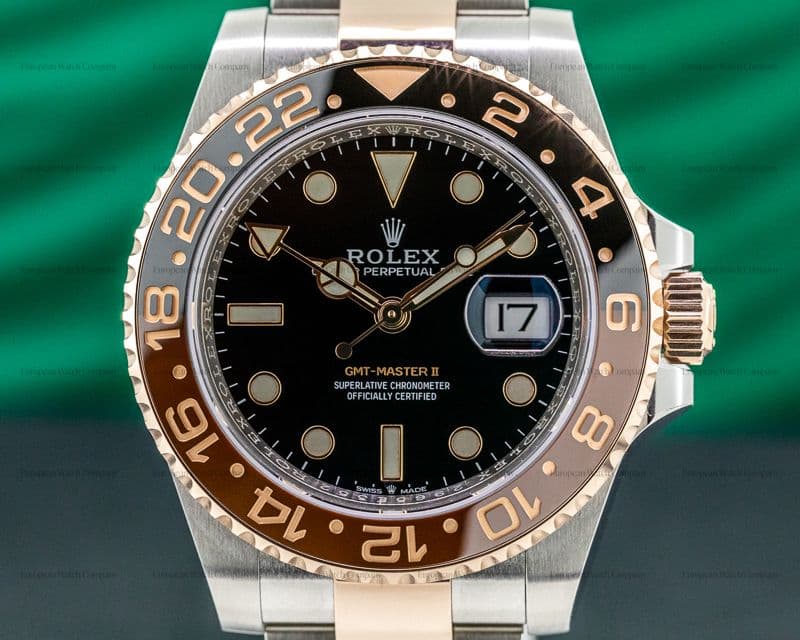 Rolex GMT Master II Ceramic Root Beer SS / 18K  UNWORN