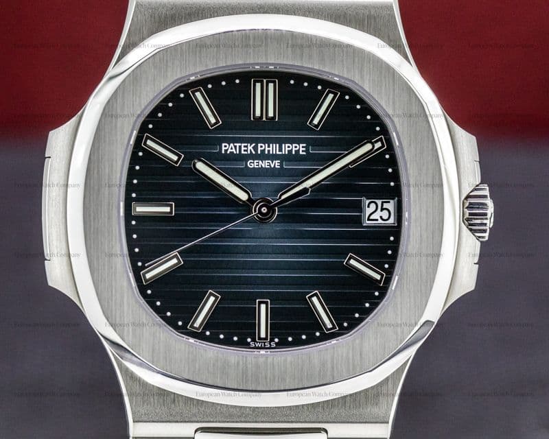 Patek Philippe Jumbo Nautilus Blue Dial SS ORIGINAL OWNER