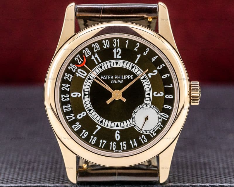 Patek Philippe 6000R Brown Dial Rose Gold / Deployant

