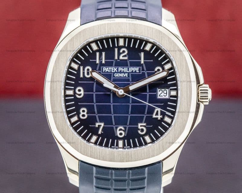 Patek Philippe Aquanaut 18K White Gold / Blue Dial 2019