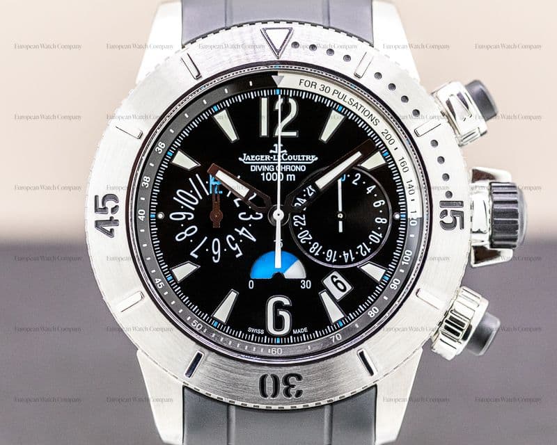 Jaeger LeCoultre Master Compressor Diving Chronograph Titanium/ Rubber Bracelet