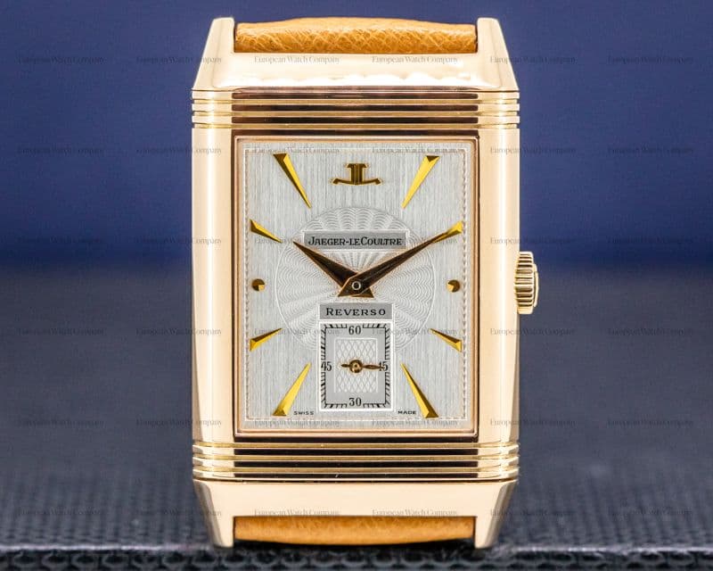 Jaeger LeCoultre Reverso Art Deco 18K Rose Gold / Deployant Buckle FULL SET