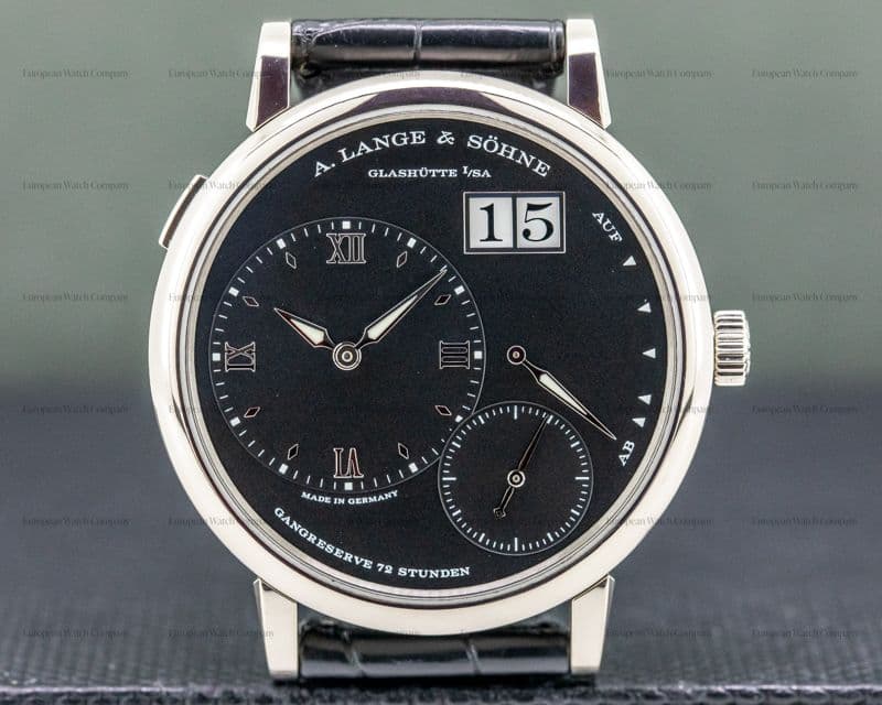 A. Lange and Sohne Grand Lange 1 Black Dial 