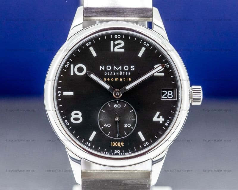 Nomos Club Sport Neomatik SS Black Dial