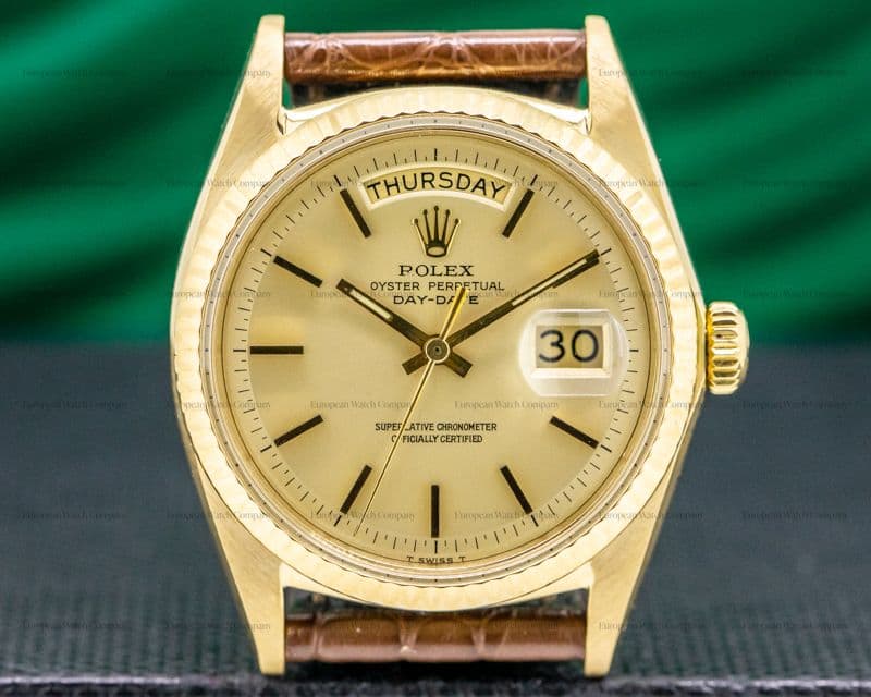 Rolex Oyster Perpetual Day Date 18K Yellow Gold 1969