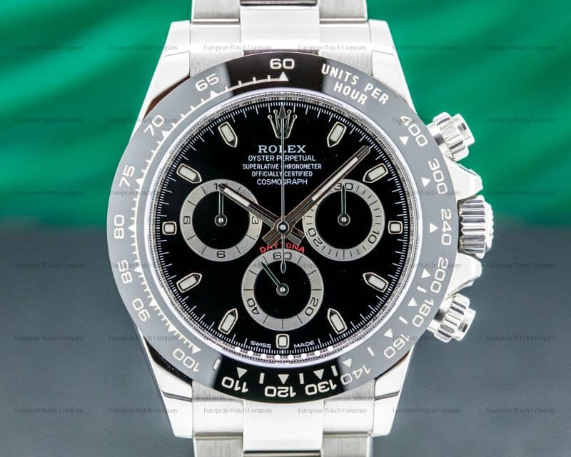Rolex Daytona Ceramic Bezel SS / Black Dial